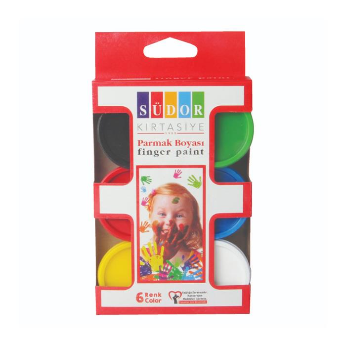 Südor Parmak Boyası Seti 6 Renk 30 ml